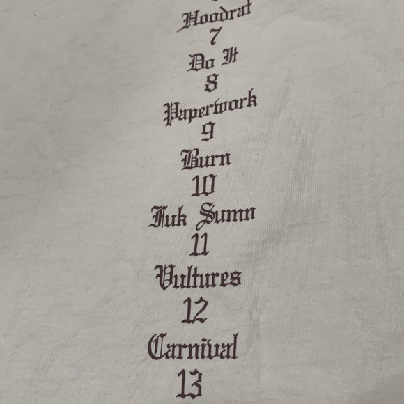 YEEZY VOLUME 1 “VULTURES” Longsleeve - MENS SIZE, SEE MEASUREMENTS - Picture 7 of 16